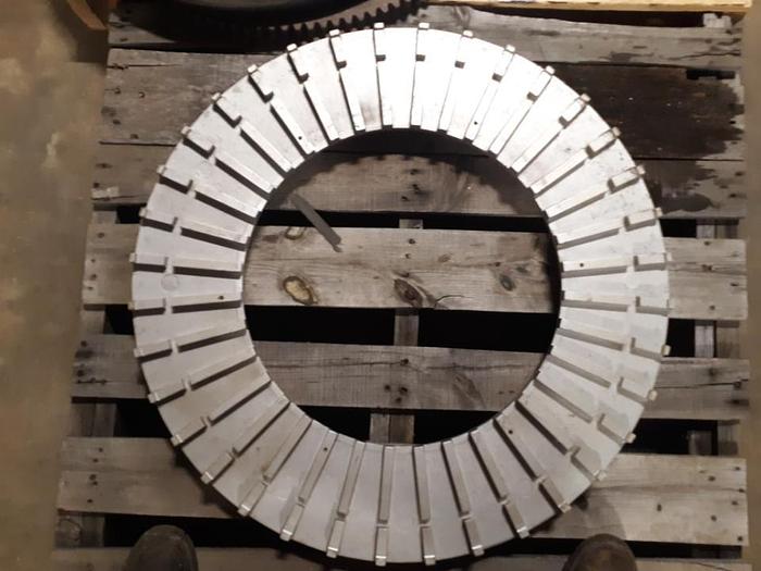 Used USED WPT  CLUTCH PARTS 3 FRICTION DISC PN# W30-07-902  30" X1.25" 123 TEETH/ 1 AIR TUBE PN# W31-20-901/ PRESSURE PLATE PN# W30-03-100C1