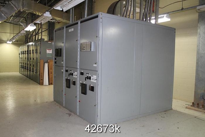 Used Deink Plant GE Transformers, Switchgears, Motor Control Center, and Capacitor Bank #42673