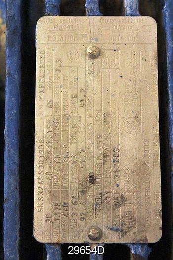 Used General Electric 5KS326SS3013D8  30 Hp AC Motor #29654