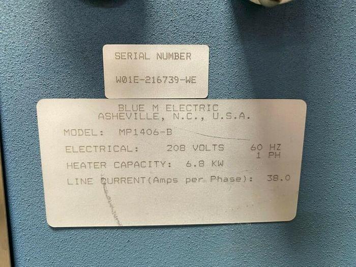 Used Blue M Electric MP1406-B Double Door Laboratory Oven Max Temp 350°C/662°F 208V