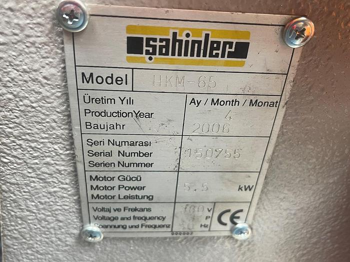 Usato PUNZONATRICE SAHINLER HKM 65