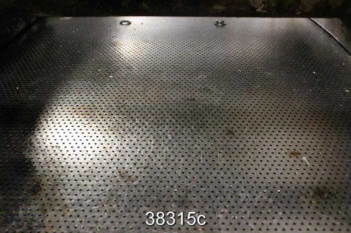 Used Bird JS24 Vibrating Screen Vat, 0.094" Holes #38315