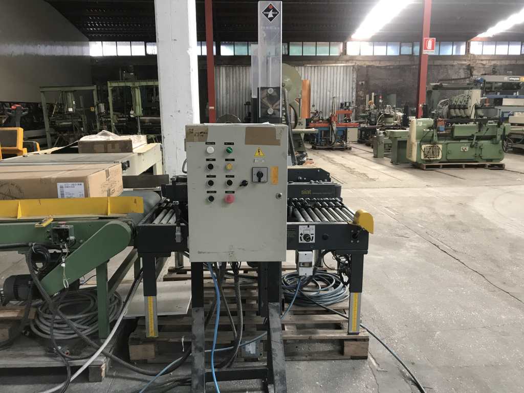 Usato Linea di imballaggio per lettini o simili con larghezza massima mm. 850