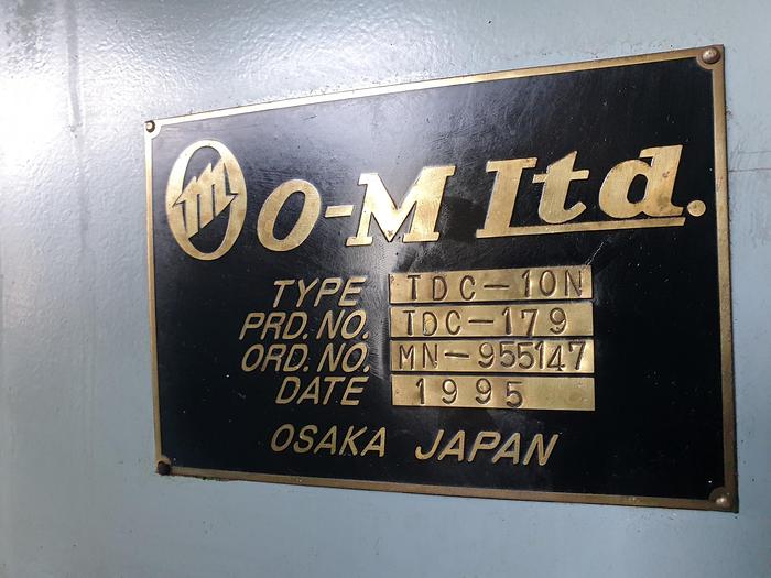 Used Lathe Vertical Turning CNC OM TDC-10N