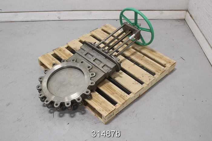 Used Rovalve 16" Hand Operated Knife Gate Valve #31487