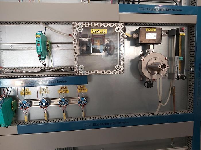 Usado Estación de medición de gas completa, incluido Polytron 2 IR Ex 334 Dräger, usada