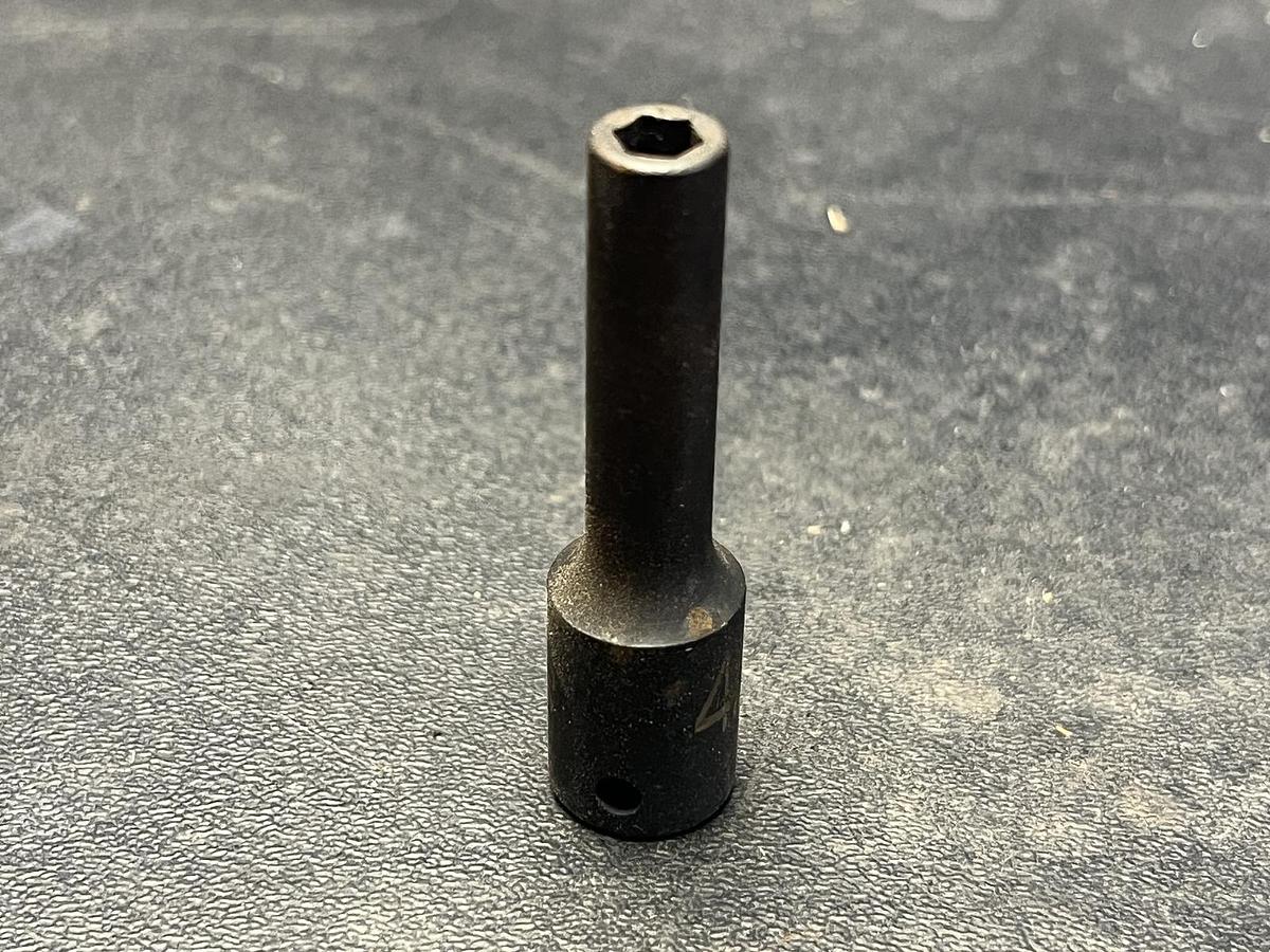 Used MATCO Tools "ADV" ADP4.5M6V, 1/4" Drive 4.5mm. 6Pt. Impact Socket, 2" Deep