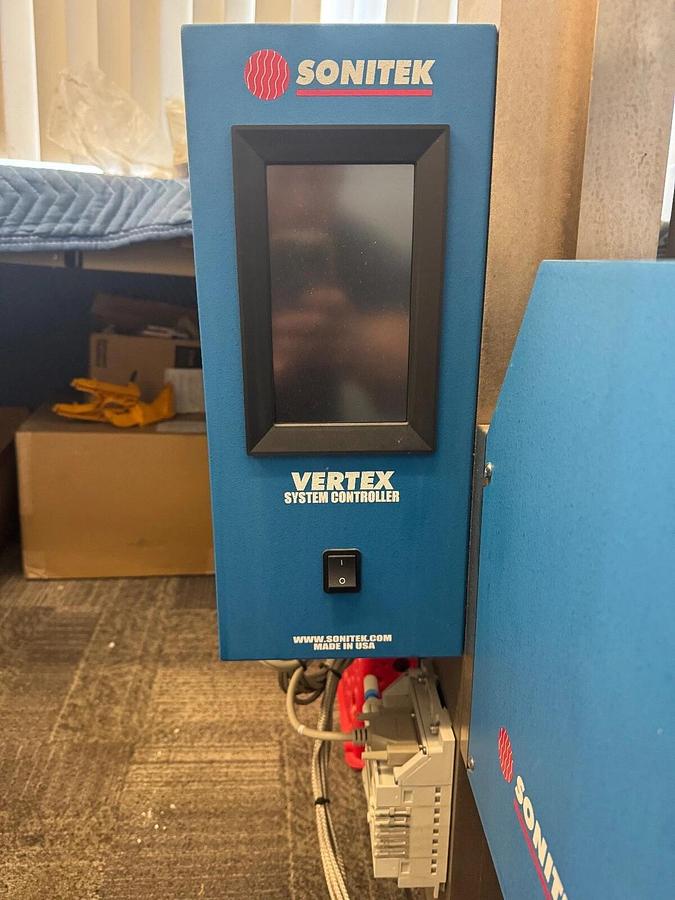 Used Sonitek Vertex Max V10 Press
