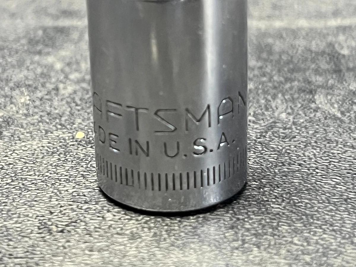 Used Craftsman USA 11mm 12 Point 3/8" Drive Shallow Socket 44309 G Series
