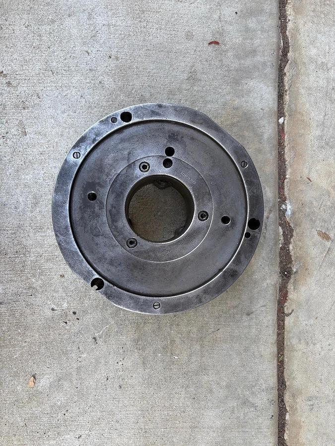 Used PHASE 2,  10 1/2" 3-Jaw Chuck 3 1/2" Hole Self Centering Jaws