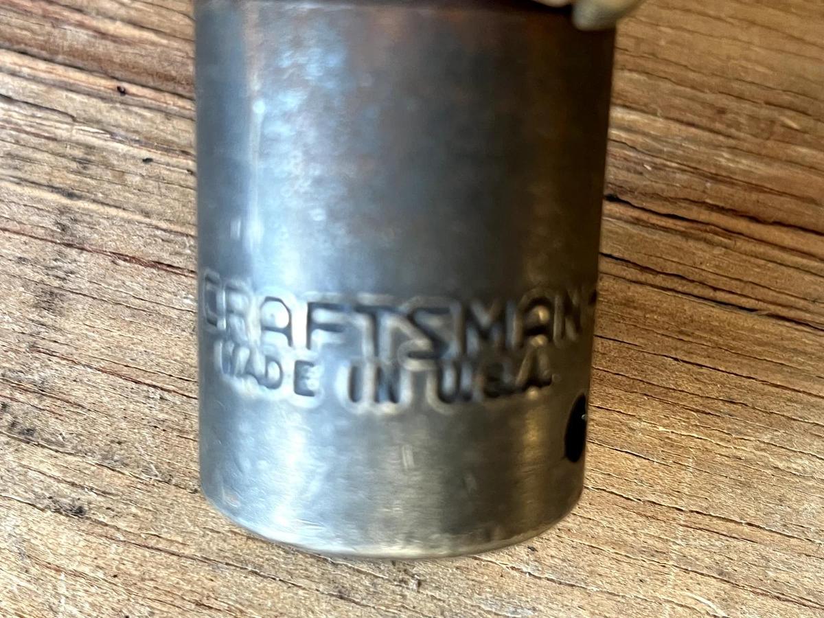 Used Vintage Craftsman 1/2" Drive Impact 7/8”Socket EE 18750 USA