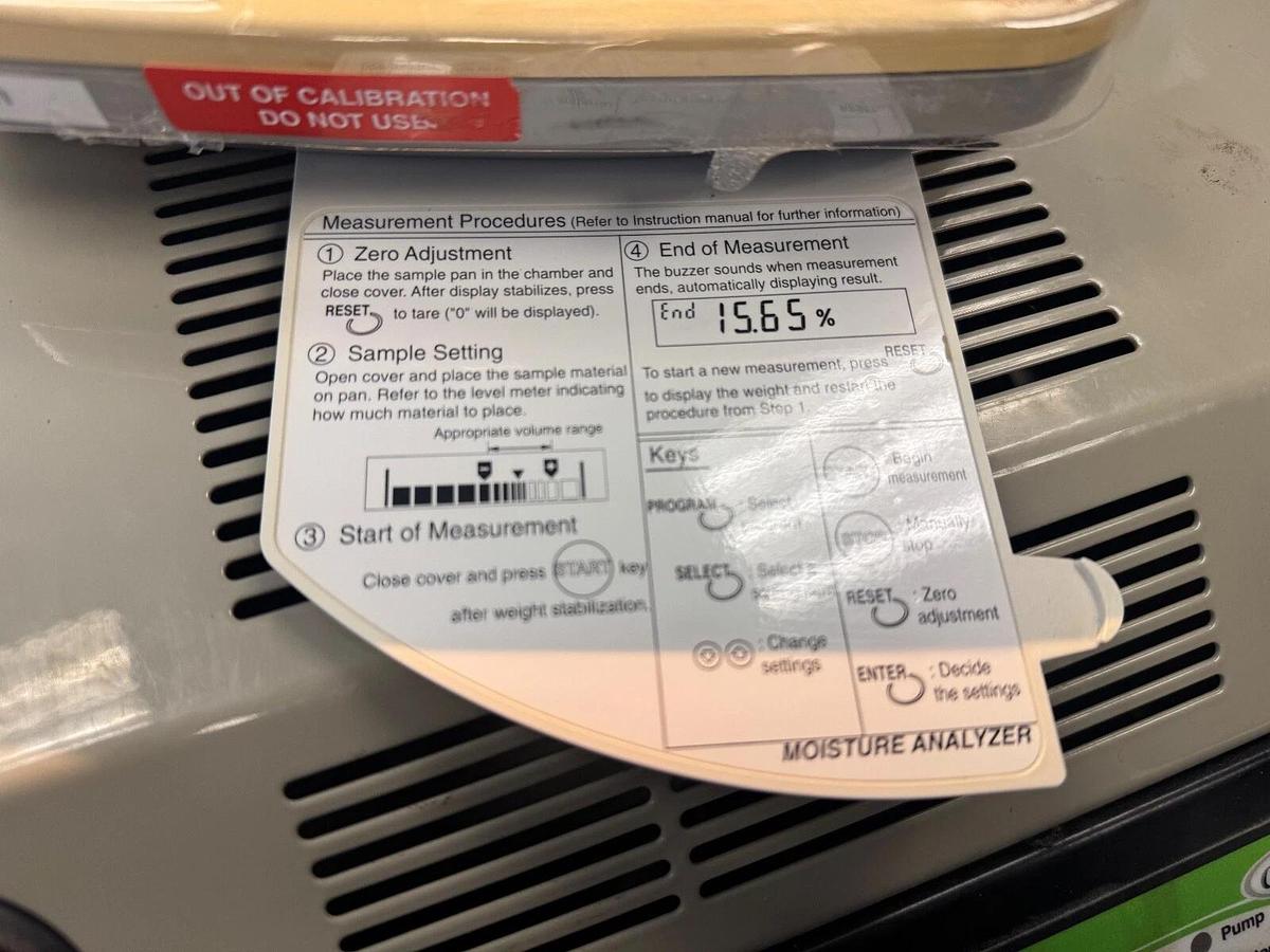 Used A&D A & D AND MS-70 Moisture Analyzer