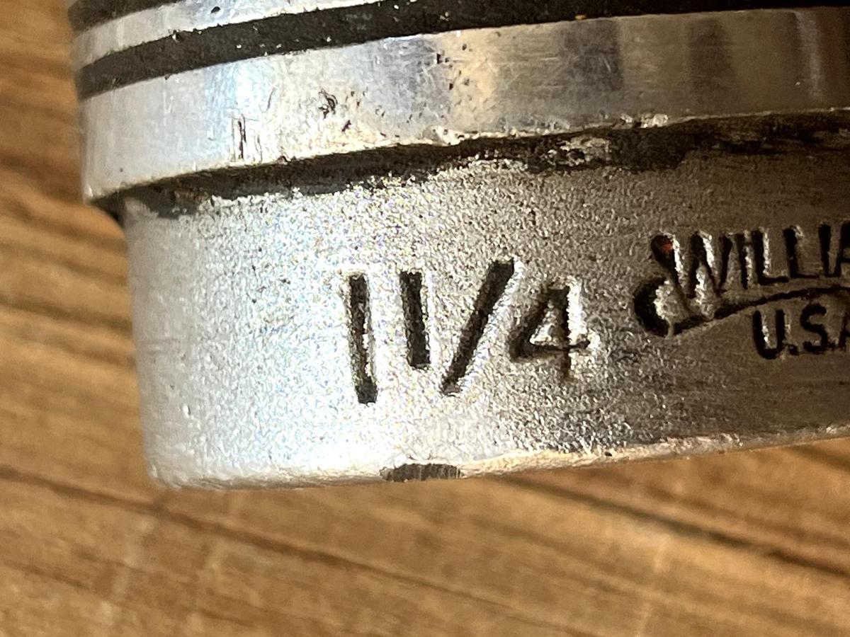 Used Williams H1240 1-1/4" Socket 3/4" Drive 12 Point