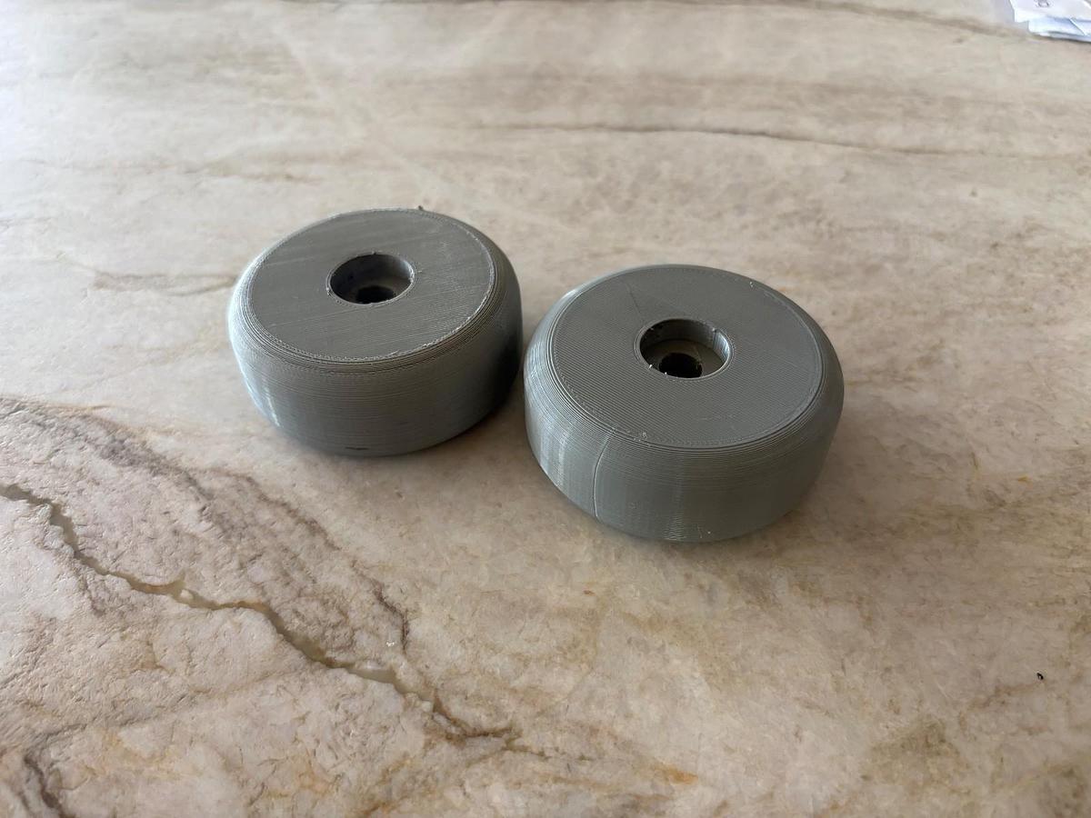 Used Upgrade caster wheels for Razor Crazy cart Max fit non-shattering Pair  GREAY