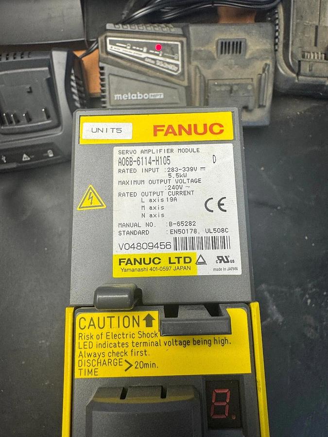 Used Fanuc Servo Amplifier Module A06B-6114-H105