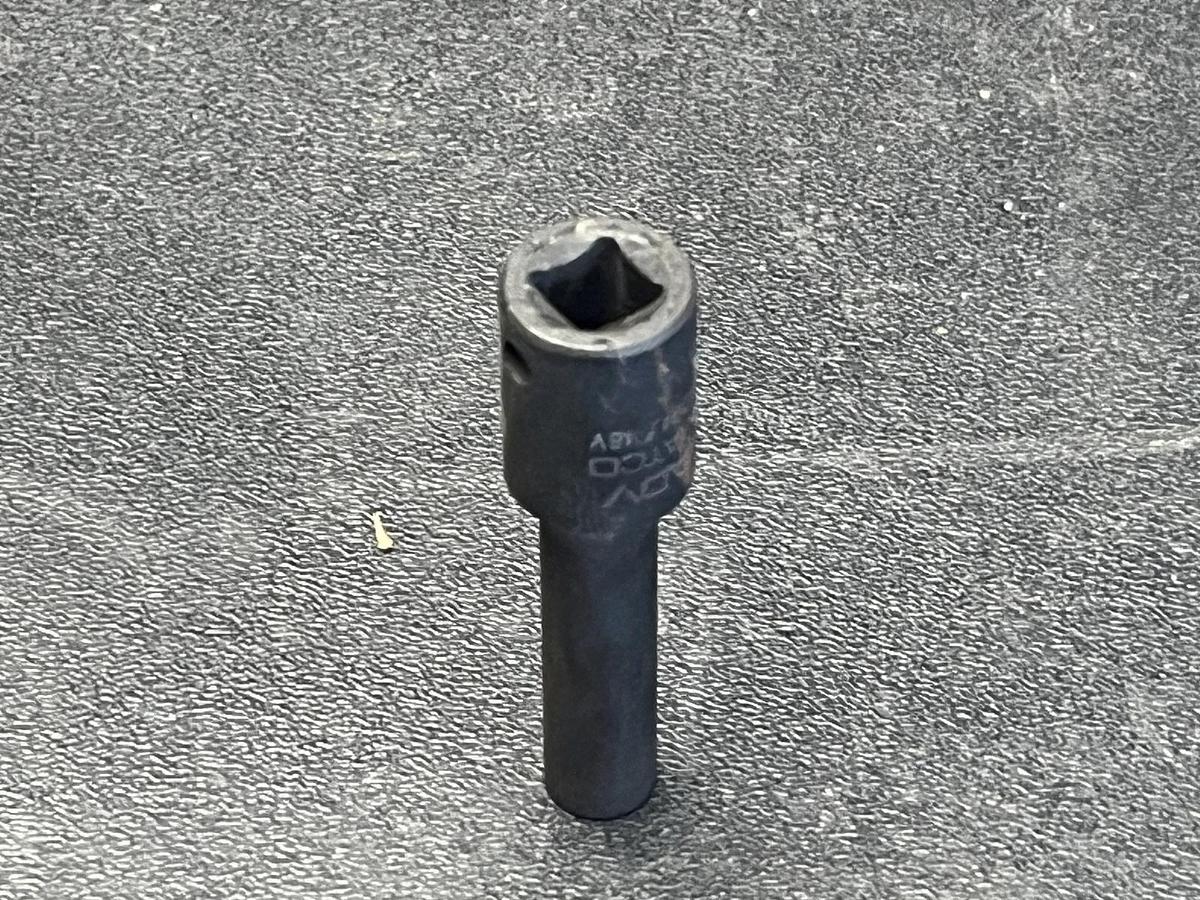 Used MATCO Tools "ADV" ADP4.5M6V, 1/4" Drive 4.5mm. 6Pt. Impact Socket, 2" Deep