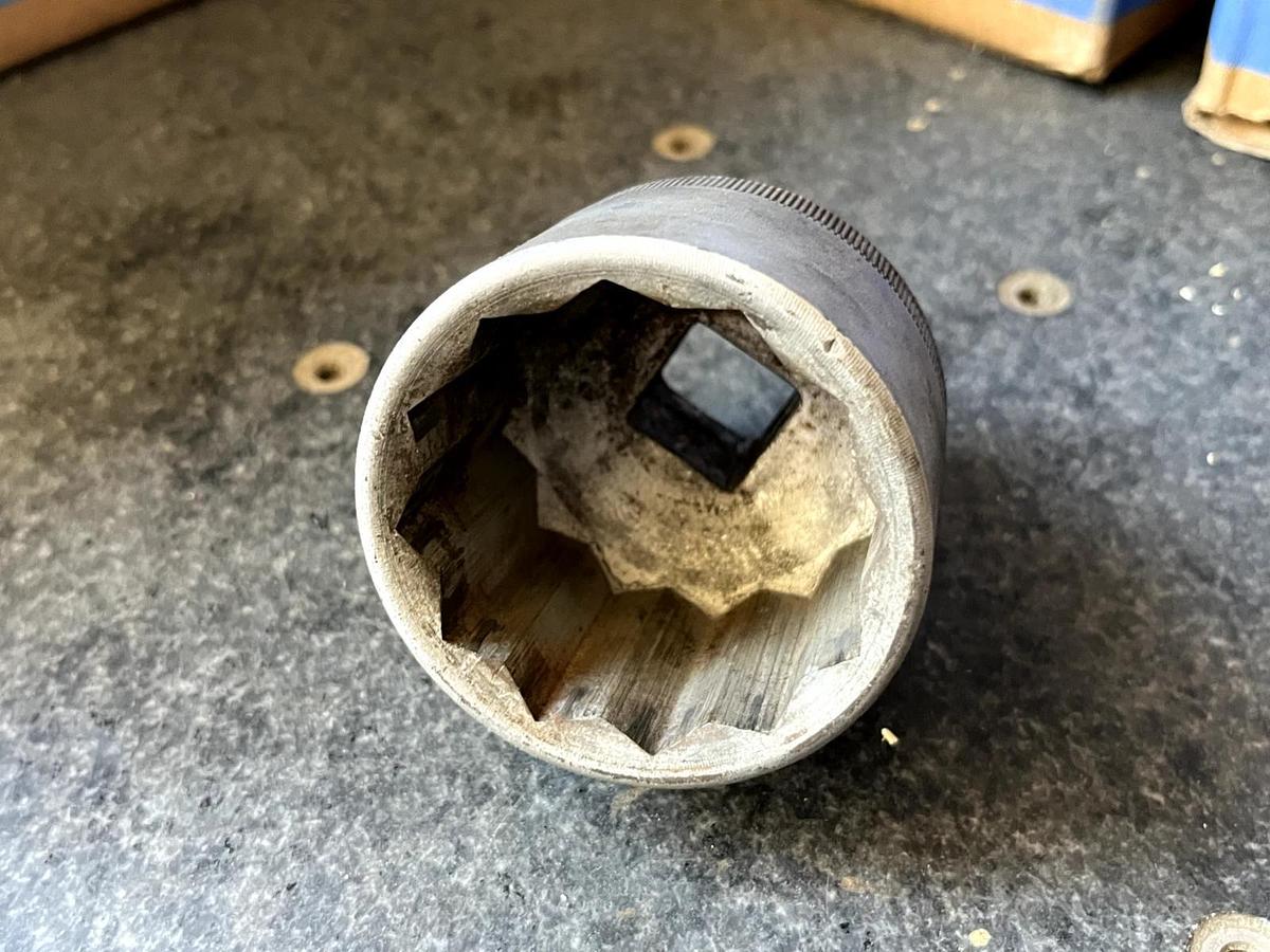 Used 1" DR. 12 point  2" Socket
