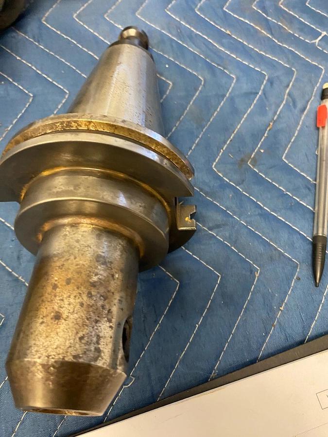 Used SPIN TRU BALANCED ENDMILL TOOLHOLDER w/ CAT50 SHANK - #C50-63EM400-KB