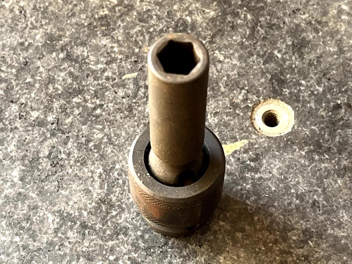 Used Expert By MAC Tools USA E040318 9mm 3/8” Dr. 6 Pt long Impact Socket