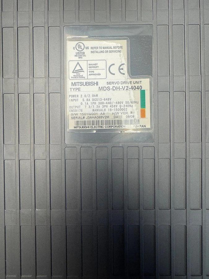 Used Mitsubishi MDS-DH-V2-4020  S/N: J3AHAG69V2M