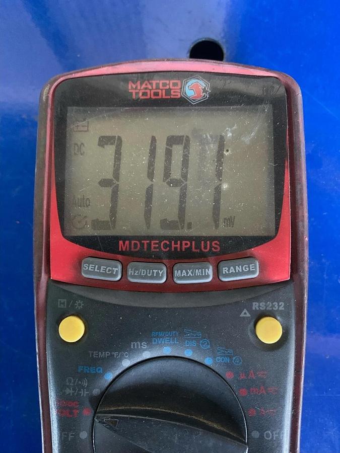 Used MATCO Multi Meter RPM Inductive Clamp Temp Probe Data Logger Set Lot Case Cable