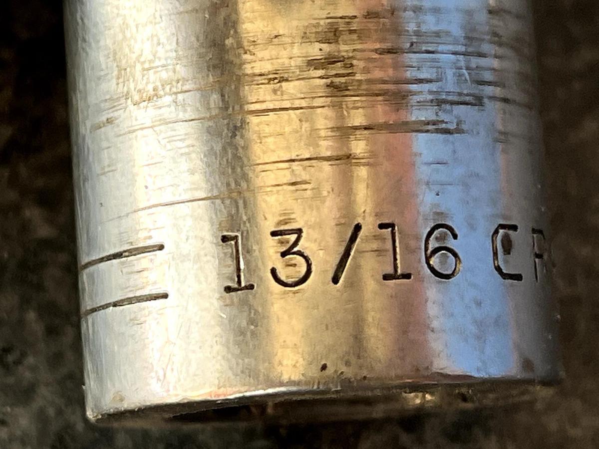 Used Vintage Craftsman 13/16"  12 Point Socket 1/2" Drive G Series 47511 Made in USA