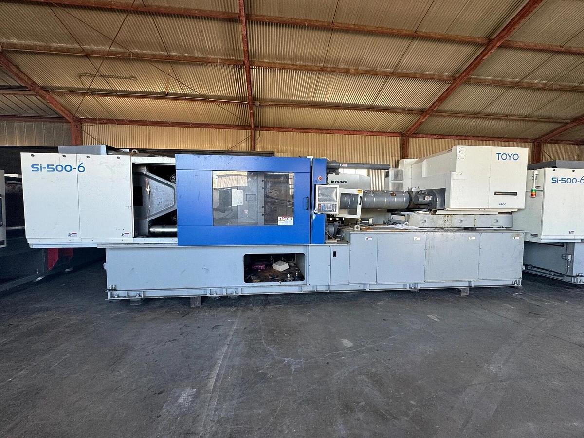 Used 2015 Toyo Si500-6 K600DU  55.51 oz shot.