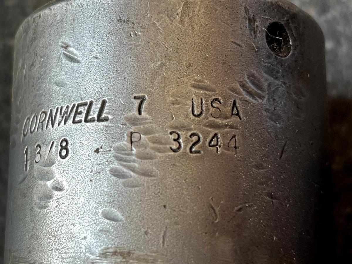 Used CORNWELL TOOLS P3244 - 1-3/8" SOCKET 1/2" DRIVE 6 POINT MADE IN USA TOOL