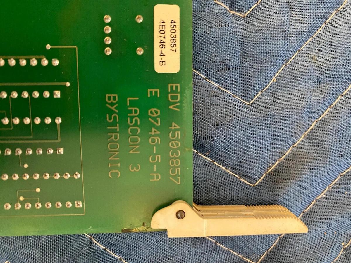 Used BYSTRONIC Lascon 3 450 3857 E 0745-5-A PC BOARD