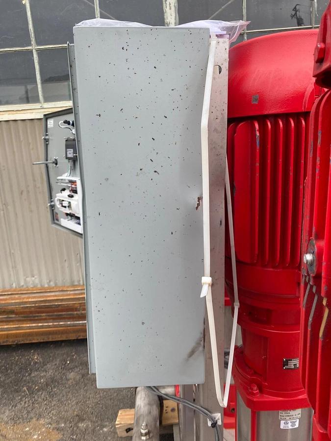 Used Armstrong Pumps HyFab EMVP T-22N Triplex variable speed pressure booster