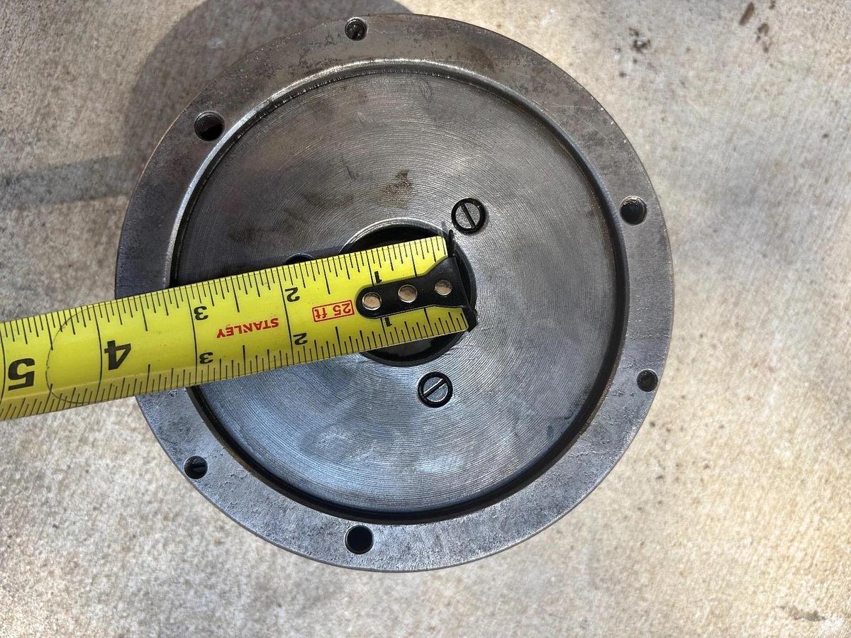 Used PHASE 2,  6 1/2 " 3-Jaw Chuck 1 1/2" Hole Self Centering Jaws