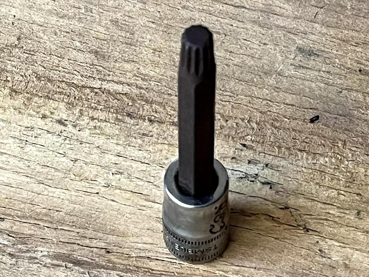 Used Snap On#FTSM8LE - 8MM Triple Square, 3/8” Dr., 3.5”LONG, Socket Driver-USA-NEW-