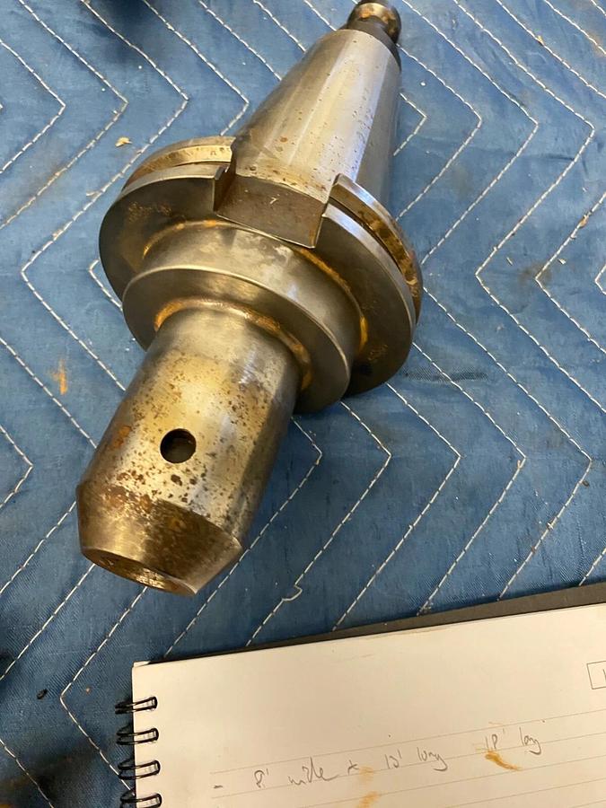 Used SPIN TRU BALANCED ENDMILL TOOLHOLDER w/ CAT50 SHANK - #C50-63EM400-KB