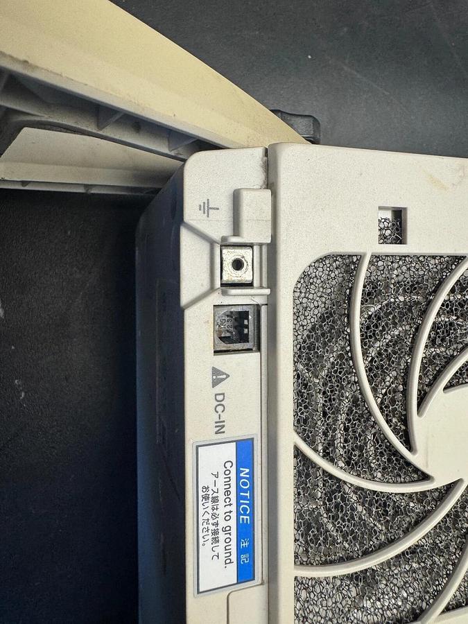 Used KEYENCE SJ-F2500 Electrostatic ion fan