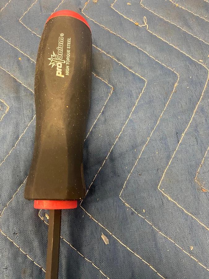 Used BONDUS 3772 BALL TIP 6MM HEX SCREWDRIVER STANDARD SHAFT