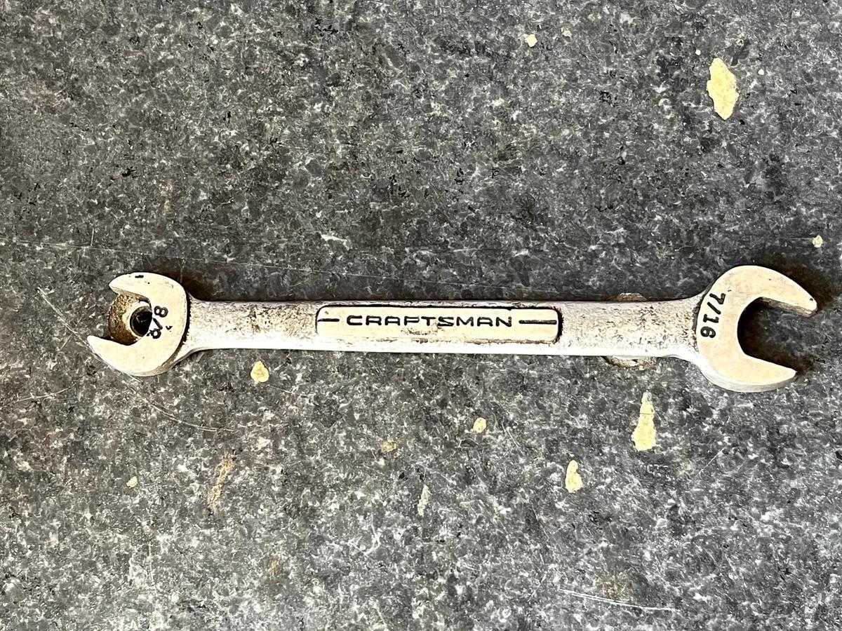 Used Vintage Craftsman 3/8 7/16  Wrench USA Excellent!