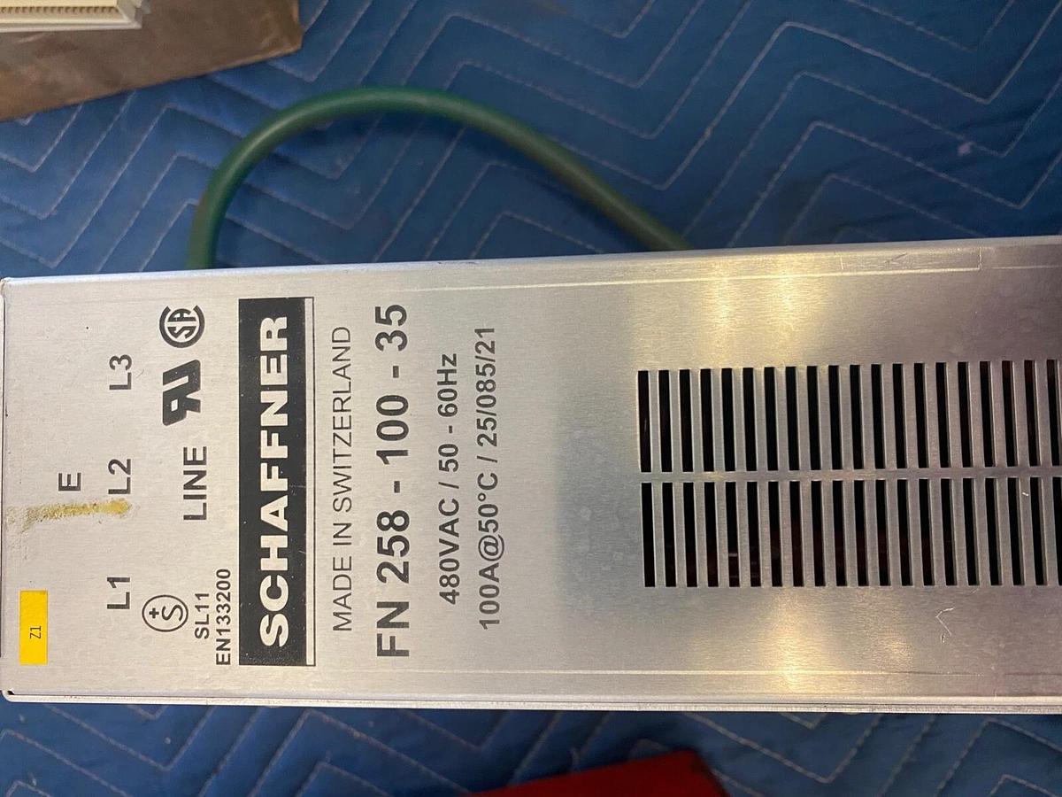Used New Schaffner FN258-100-35 Power Line Filter 3-Phase
