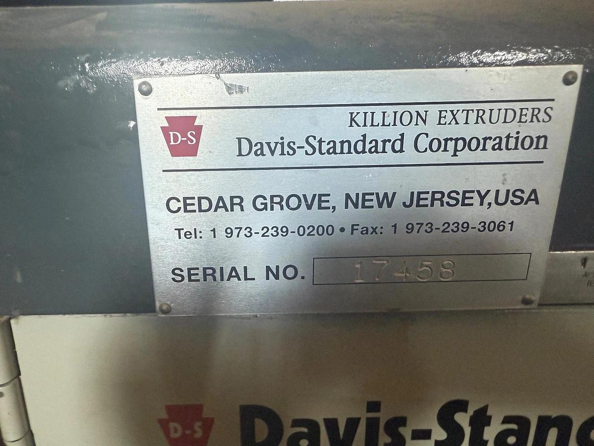 Used Davis Dillon Servo Fly Knife Tube Cutter with feeder