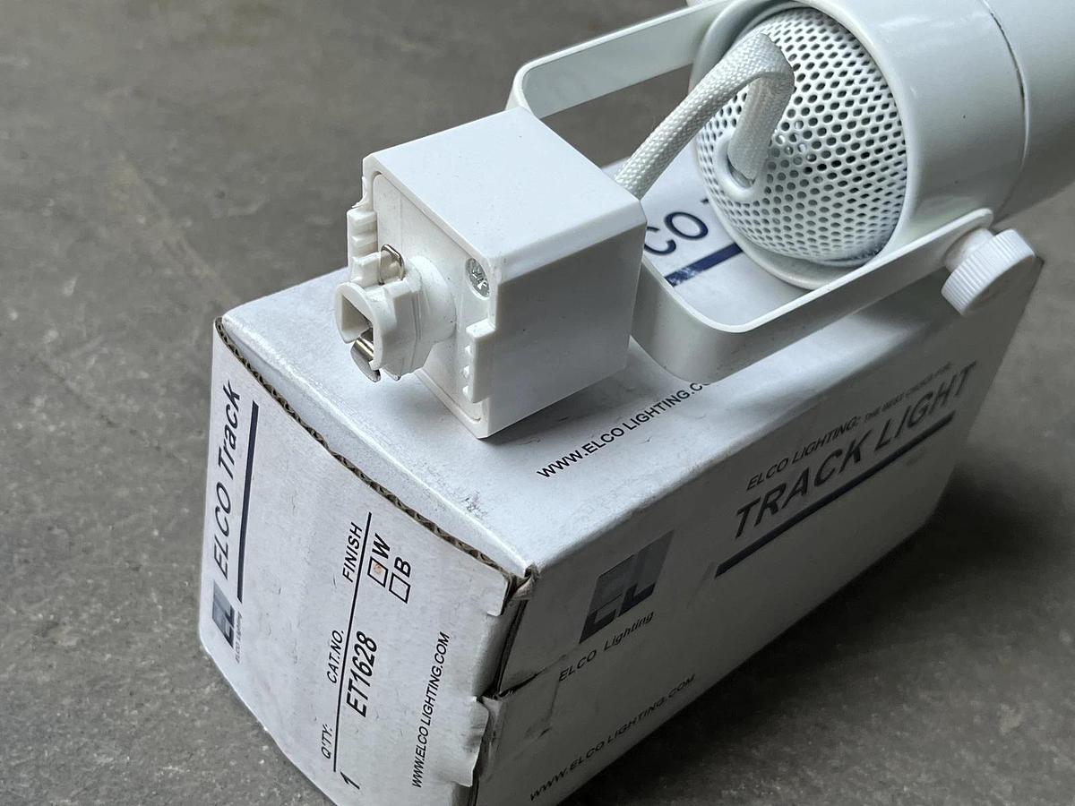 Used Elco ET1628W Garda 5" High Track Head for H-Track Systems - White