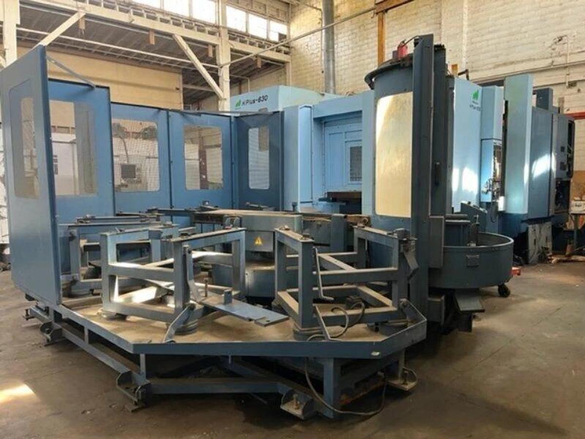 Used MATSUURA H-PLUS-630 CNC HMC 2007  7 Pallet Pool