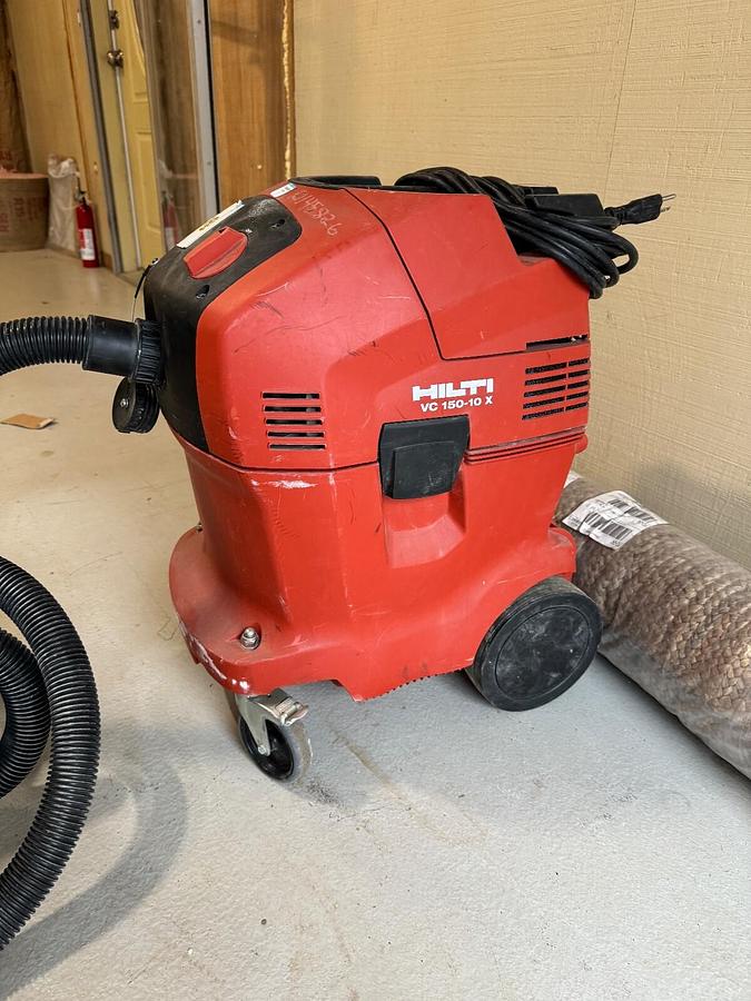 Used (1) Hilti VC 150-10 X Universal Wet / Dry Construction Vacuum Cleaner 120V