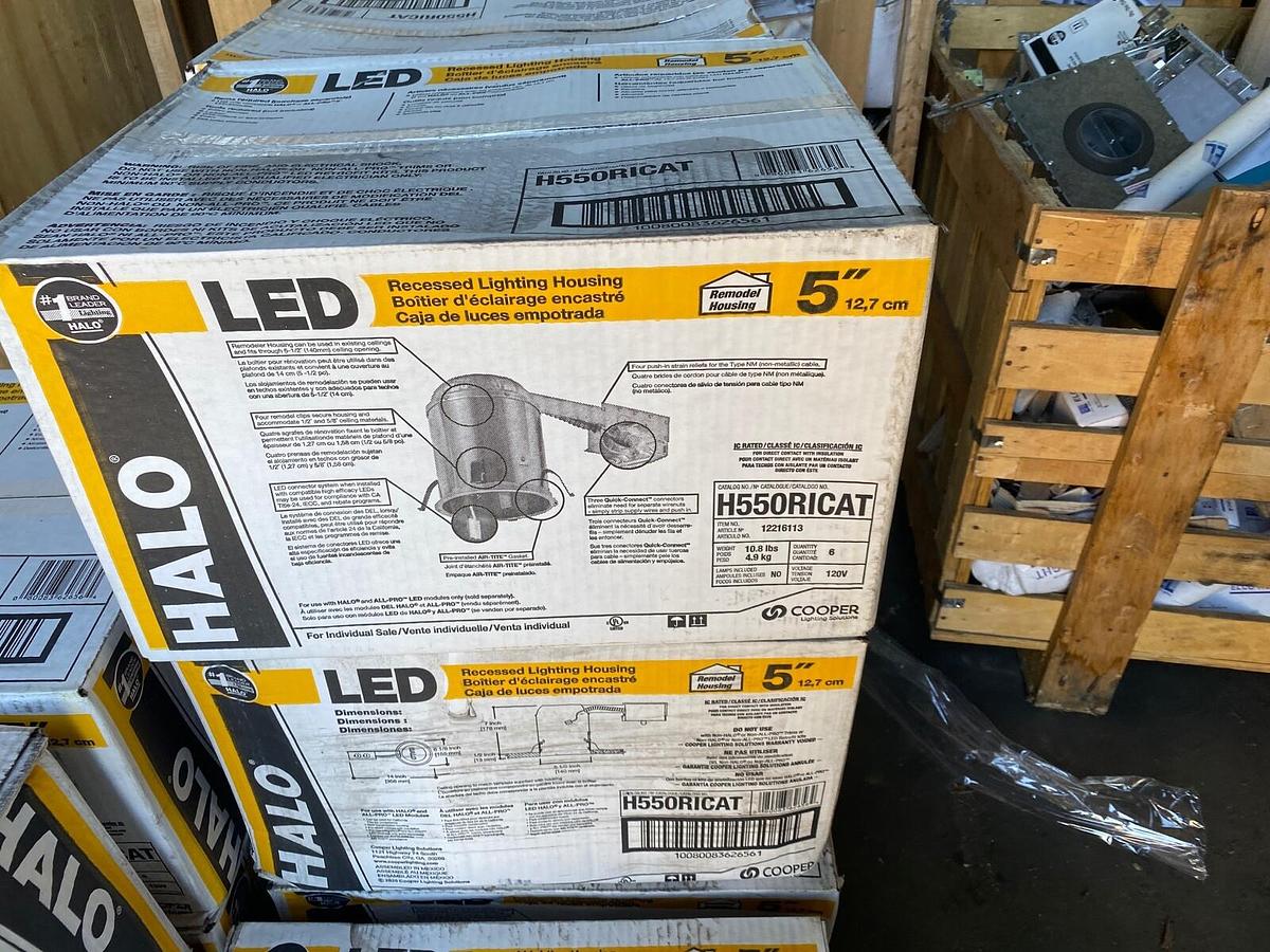 Used HALO H550RICAT NEW in Box QUANTITY 6 IN BOX