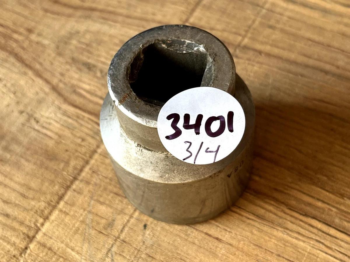 Used SK 47148 Socket 3/4" Drive 12 Point 1-1/2"
