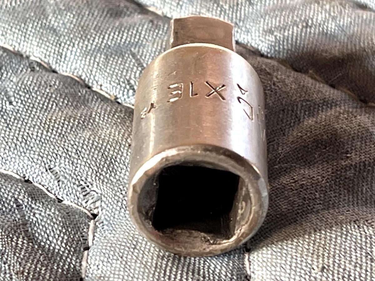 Used Mac Tools USA X1E 3/8" Drive 1" Long Chrome Socket Extension Adapter