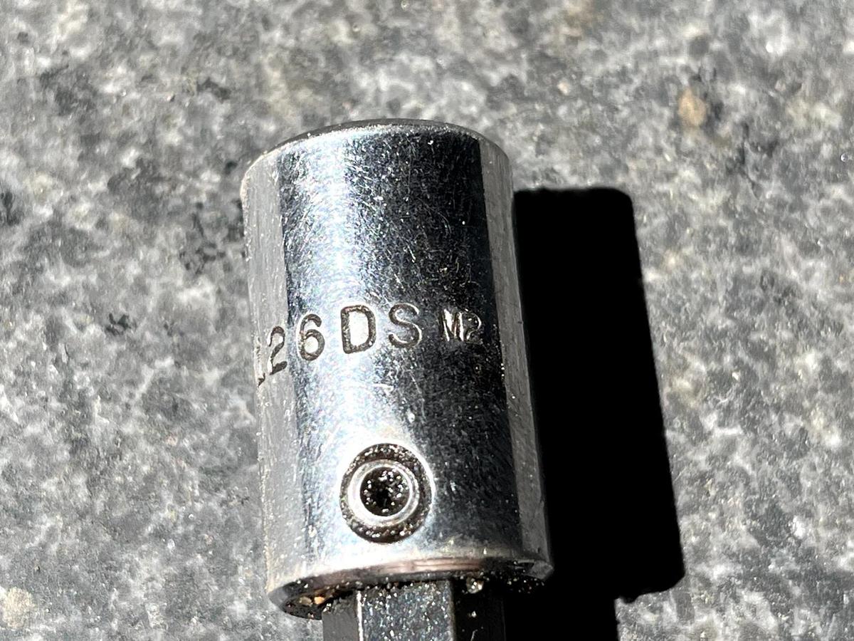 Used Mac Tools USA 3/8" Drive 3/8" SAE Hex Bit Chrome Socket Driver X126DS