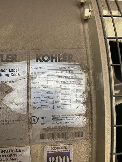 2022 Kohler 400REOZJD