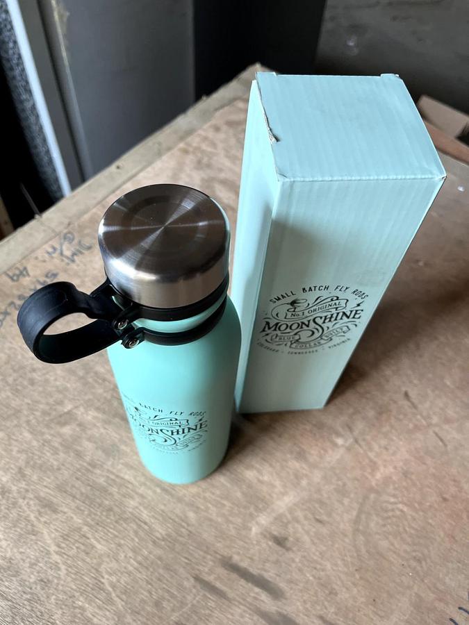 Used Moonshine Rod Company 20 oz Canteen SeaFoam