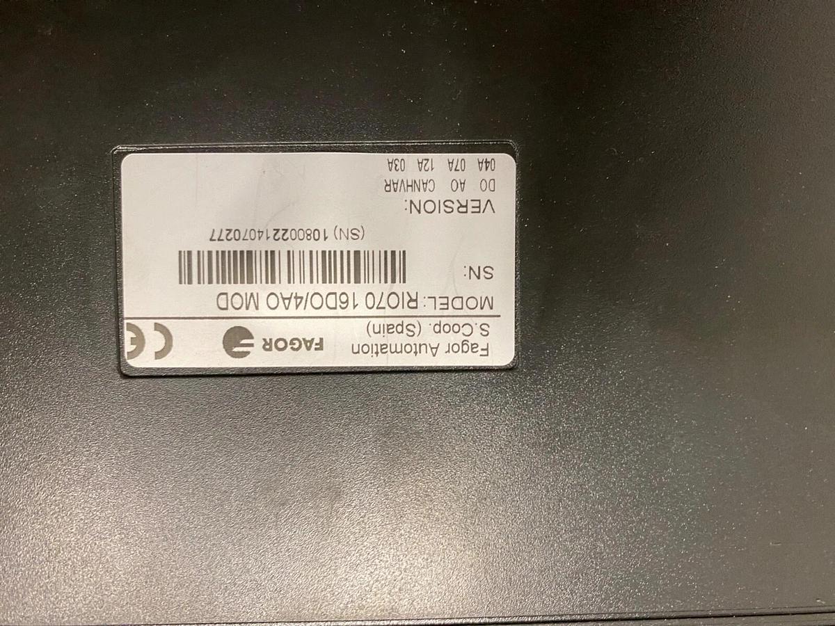 Used 1PCS FAGOR  RIO70 POWER SUPPLY 16DI 16DO IO