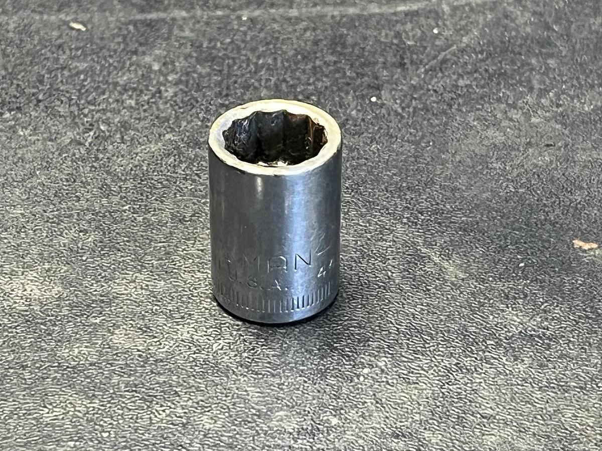 Used Craftsman USA 11mm 12 Point 3/8" Drive Shallow Socket 44309 G Series