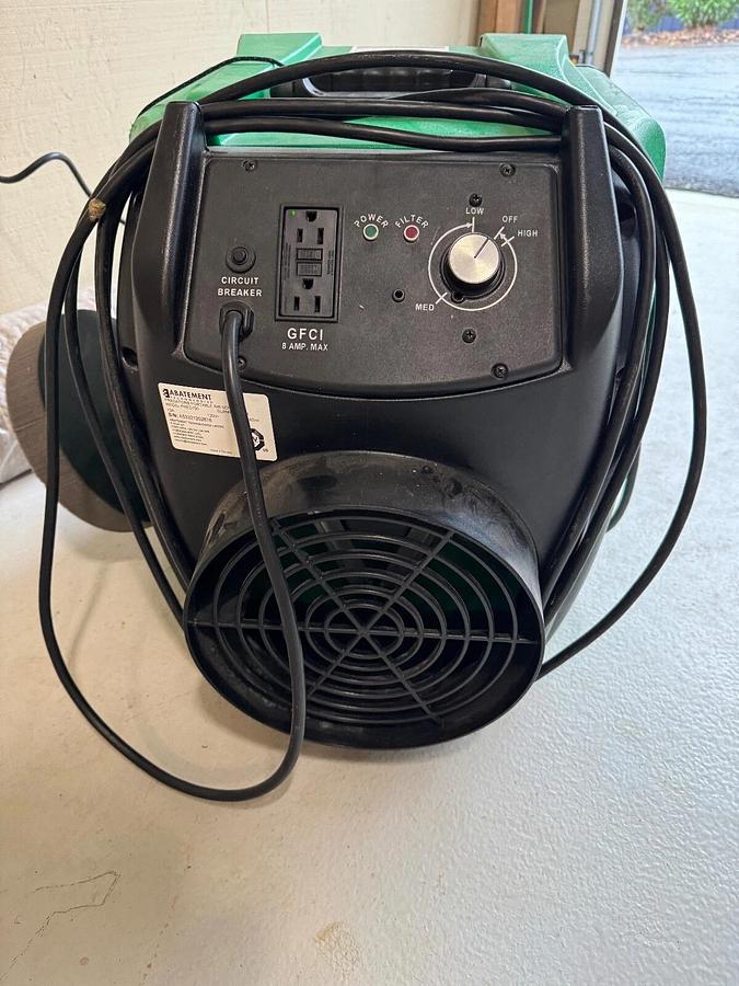 Used ABATEMENT PRED750 750 PORTABLE AIR SCRUBBER, NEGATIVE AIR MACHINE